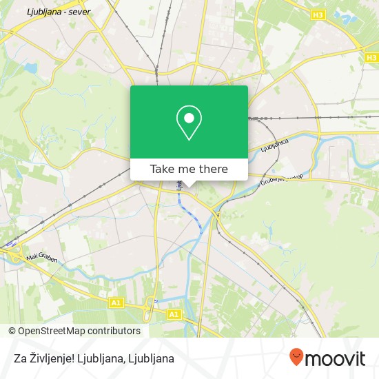 Za Življenje! Ljubljana map