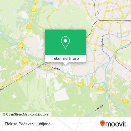 Elektro Pečaver map