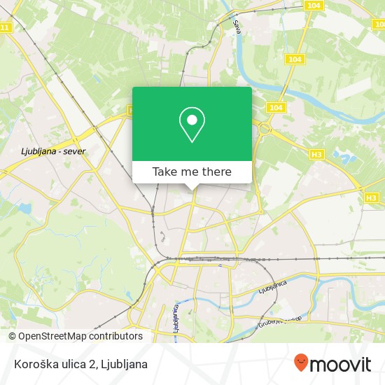 Koroška ulica 2 map