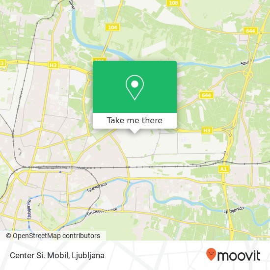 Center Si. Mobil map