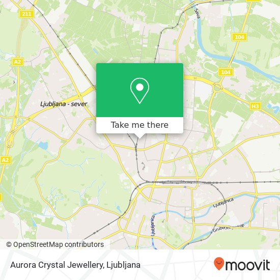 Aurora Crystal Jewellery map