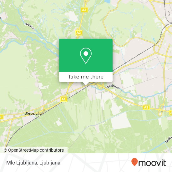 Mlc Ljubljana map