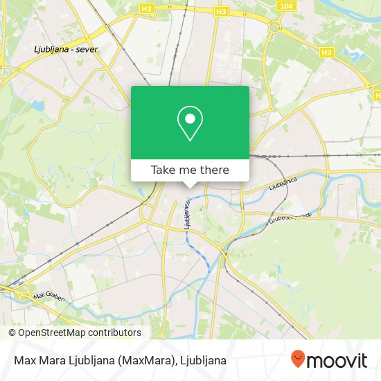 Max Mara Ljubljana (MaxMara) map