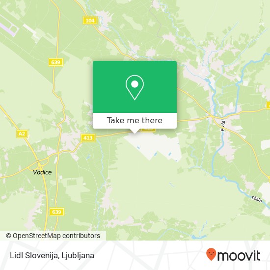 Lidl Slovenija map