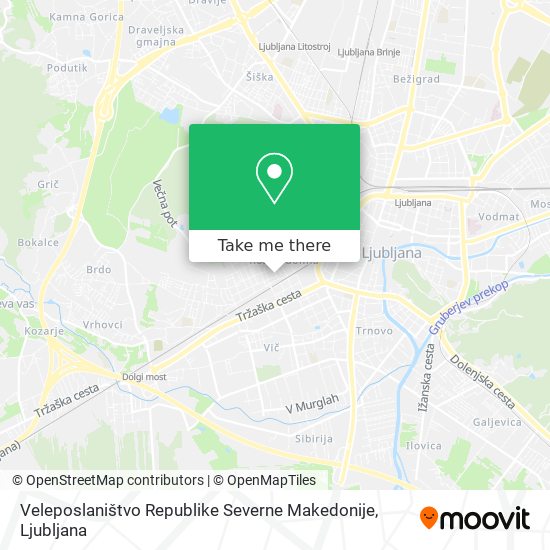 Veleposlaništvo Republike Severne Makedonije map