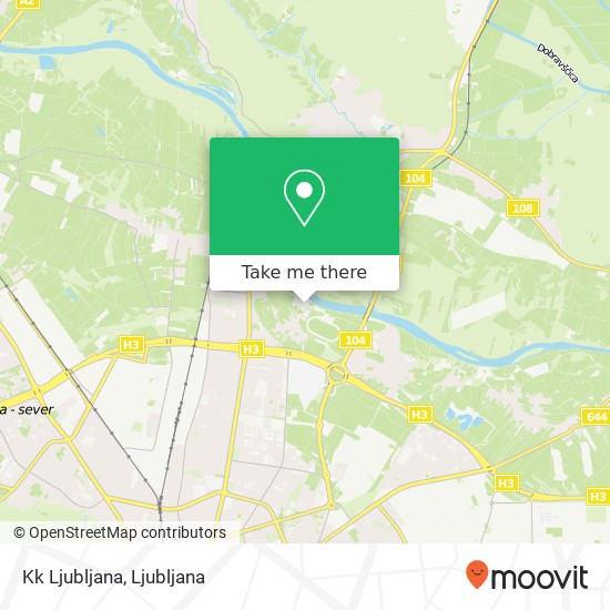 Kk Ljubljana map