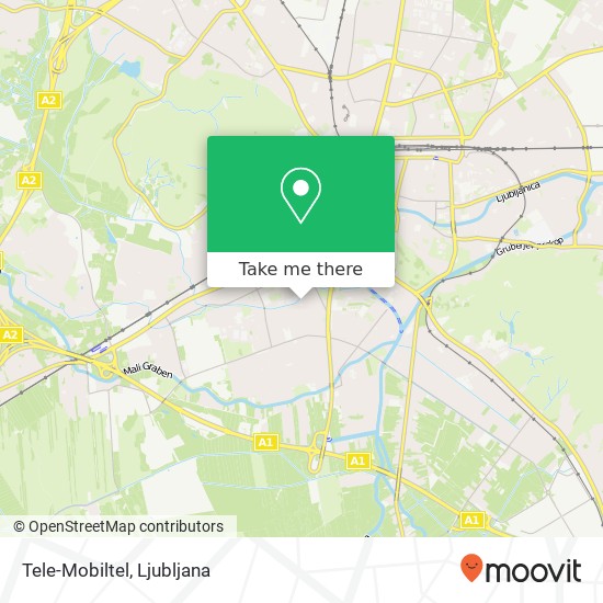 Tele-Mobiltel map