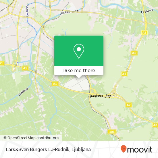 Lars&Sven Burgers LJ-Rudnik map