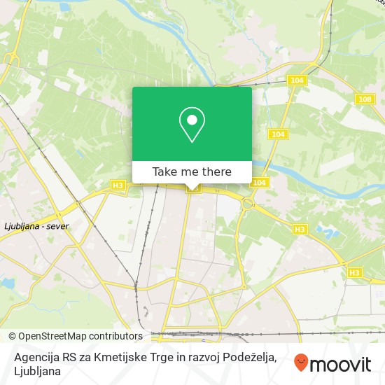 Agencija RS za Kmetijske Trge in razvoj Podeželja map