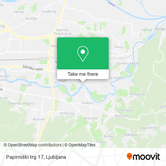 Papirniški trg 17 map