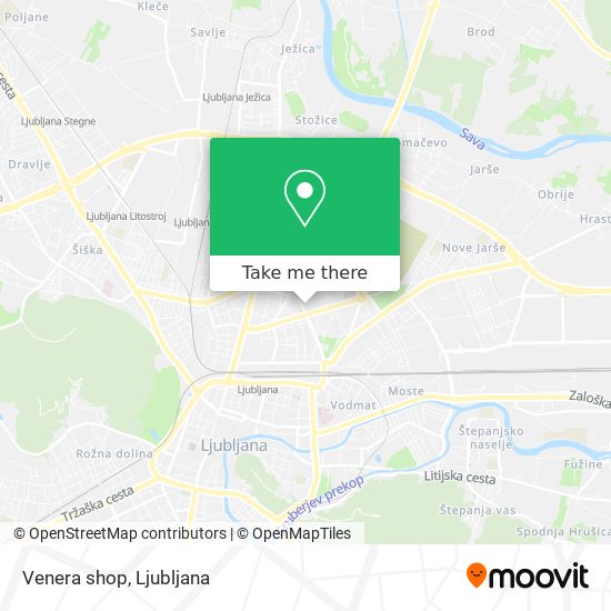 Venera shop map