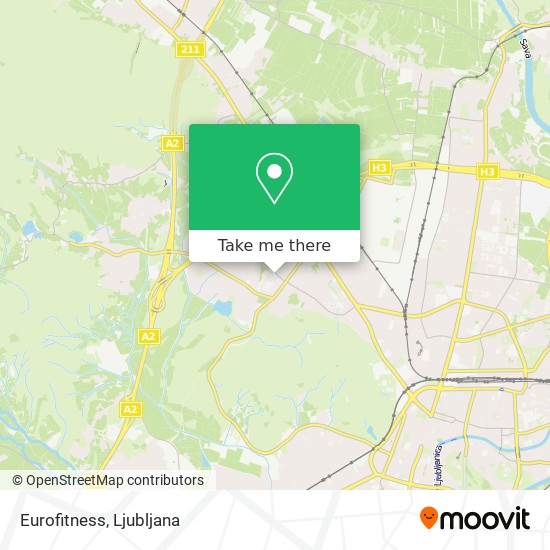 Eurofitness map