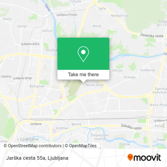 Jarška cesta 55a map