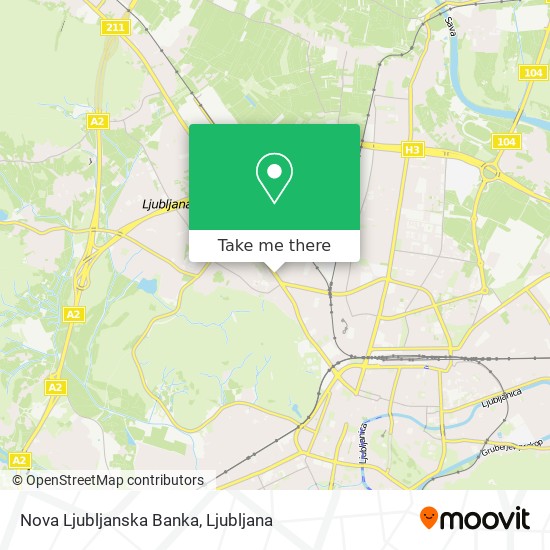 Nova Ljubljanska Banka map