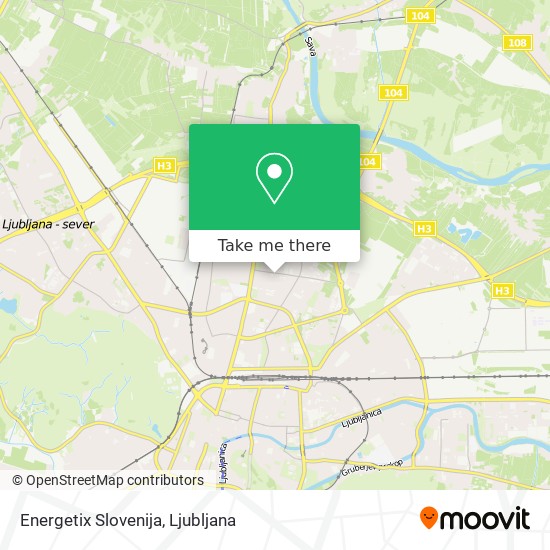 Energetix Slovenija map