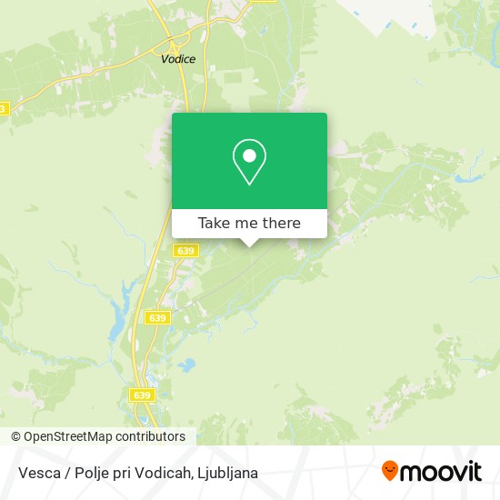 Vesca / Polje pri Vodicah map