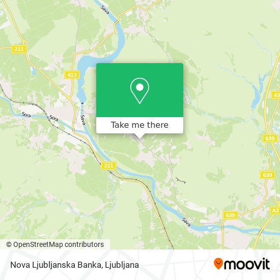Nova Ljubljanska Banka map