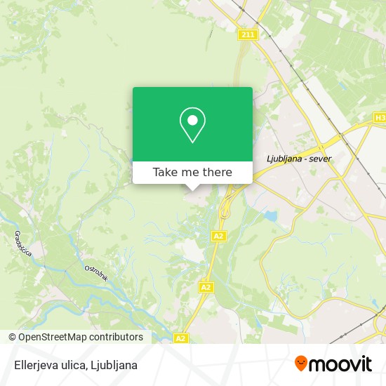 Ellerjeva ulica map