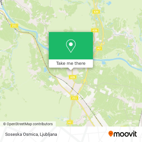 Soseska Osmica map