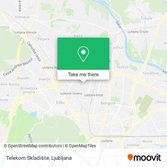 Telekom Skladišče map