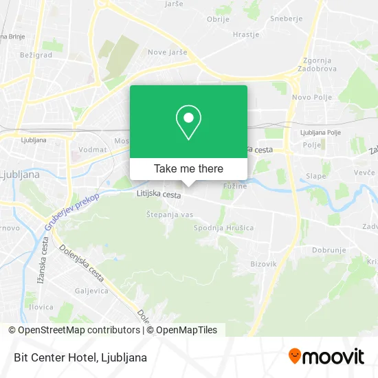 Bit Center Hotel map