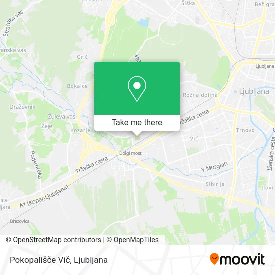 Pokopališče Vič map