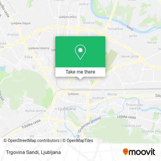 Trgovina Sandi map