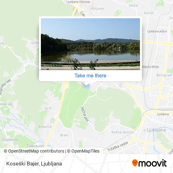 Koseški Bajer map