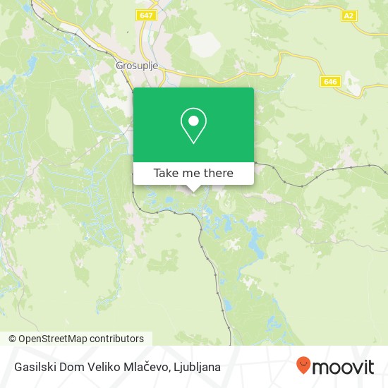 Gasilski Dom Veliko Mlačevo map