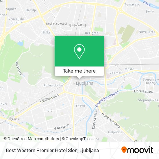 Best Western Premier Hotel Slon map