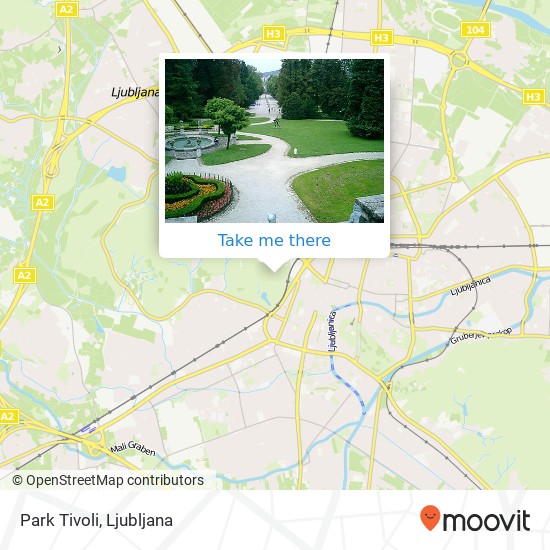 Park Tivoli map
