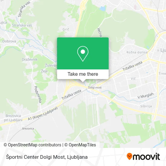 Športni Center Dolgi Most map