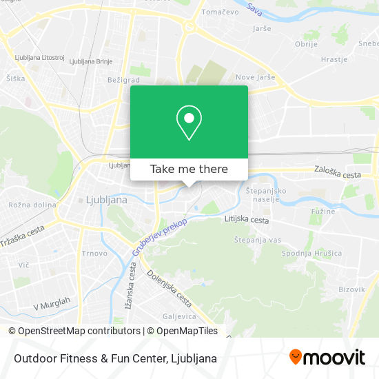 Outdoor Fitness & Fun Center map