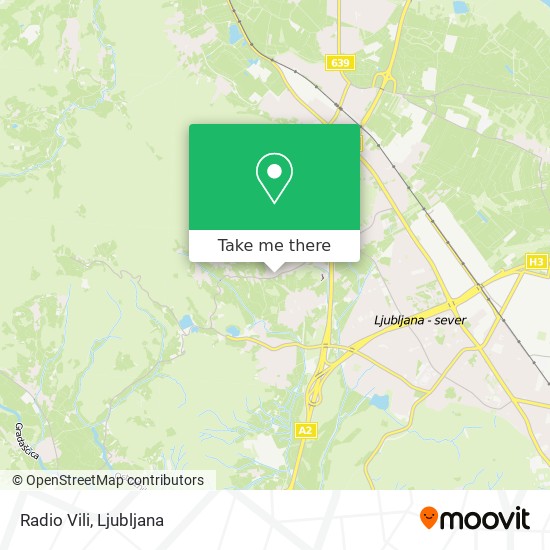 Radio Vili map