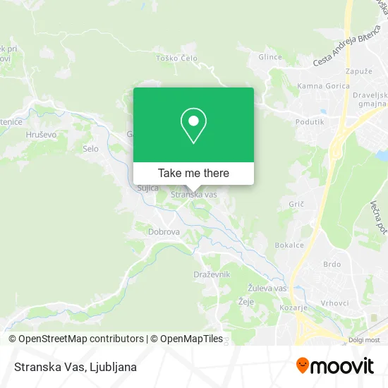 Stranska Vas map