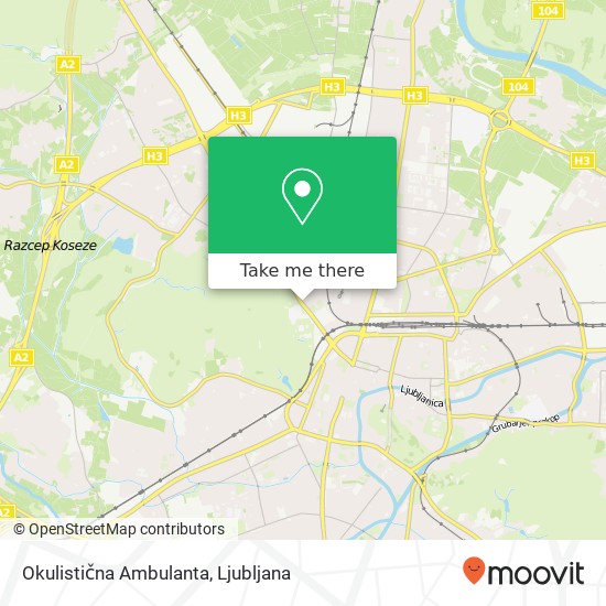 Okulistična Ambulanta map