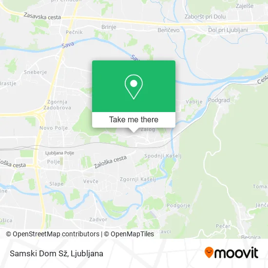 Samski Dom Sž map