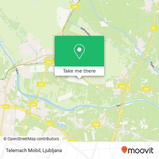 Telemach Mobil map
