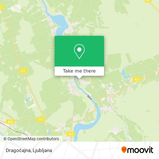 Dragočajna map