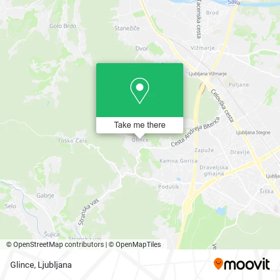 Glince map