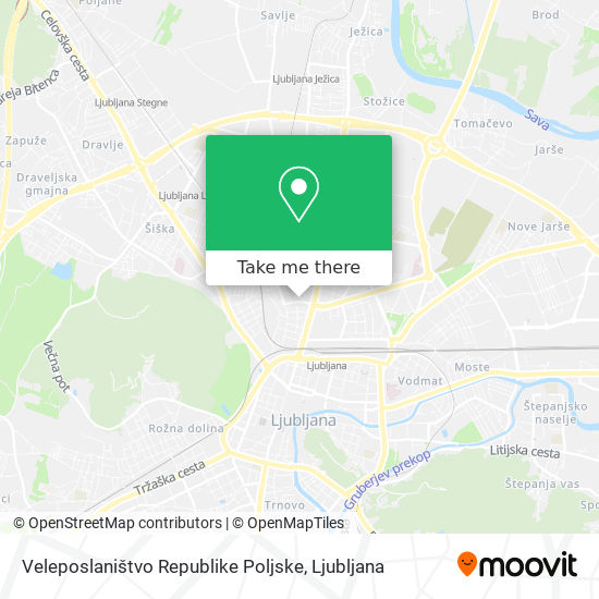 Veleposlaništvo Republike Poljske map