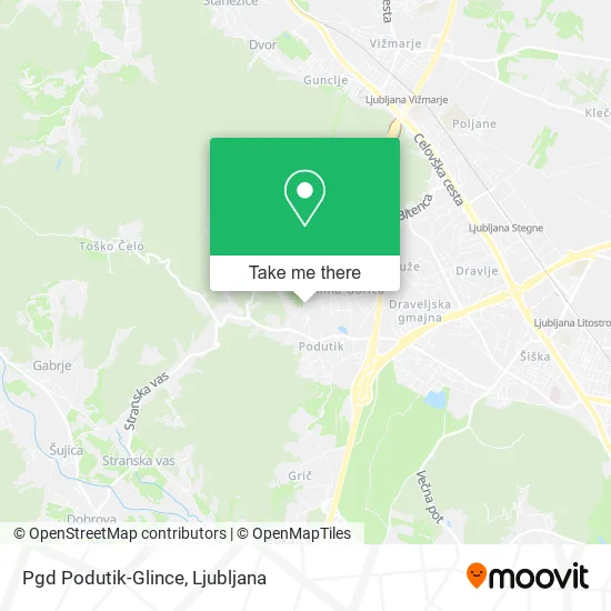 Pgd Podutik-Glince map