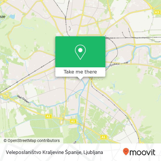 Veleposlaništvo Kraljevine Španije map