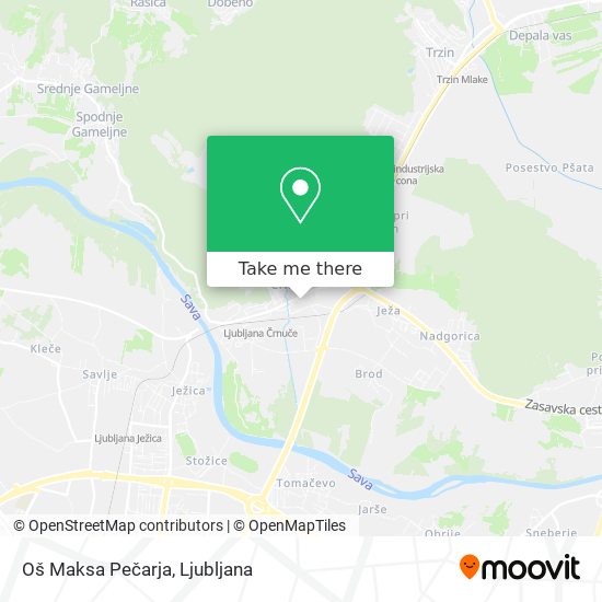 Oš Maksa Pečarja map