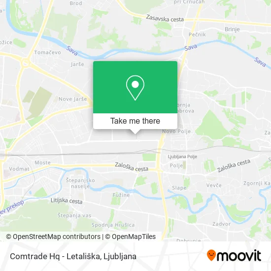 Comtrade Hq - Letališka map