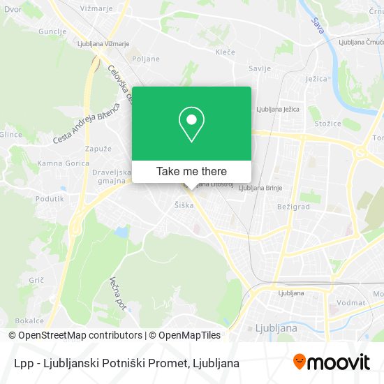 Lpp - Ljubljanski Potniški Promet map