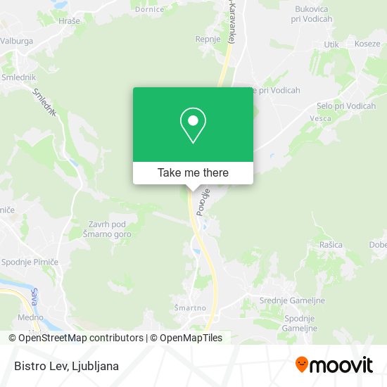 Bistro Lev map