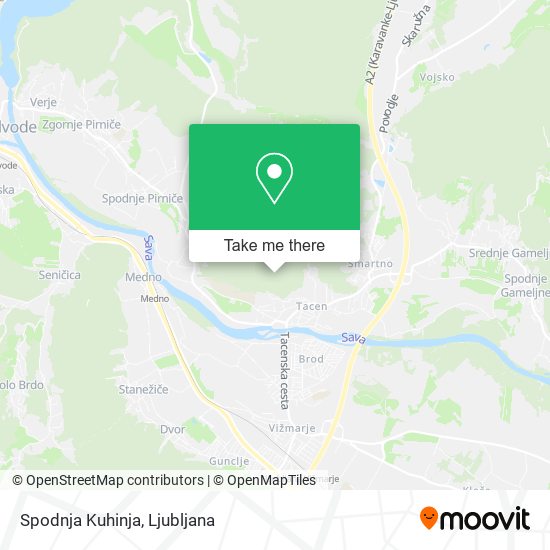 Spodnja Kuhinja map