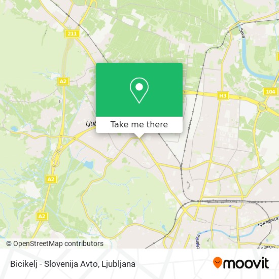 Bicikelj - Slovenija Avto map