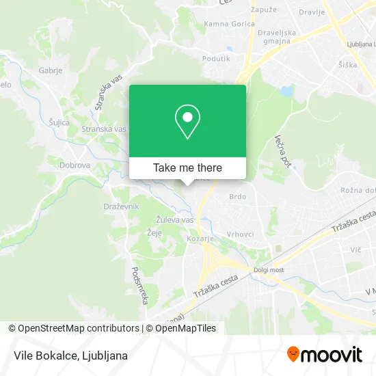Vile Bokalce map